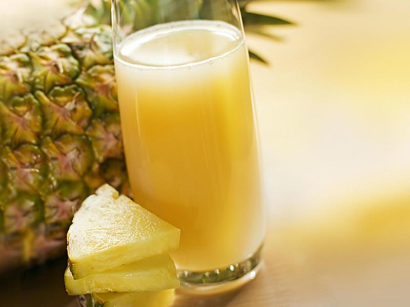 Təzə sıxılmış şirə ananas 