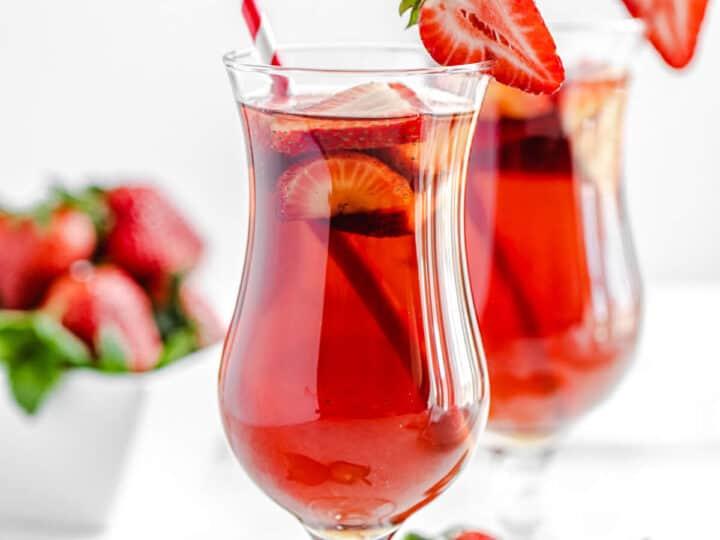Hand made ice tea çiyələk 