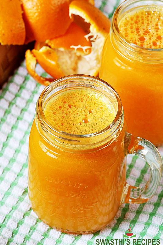 Mix fruit orange juice 