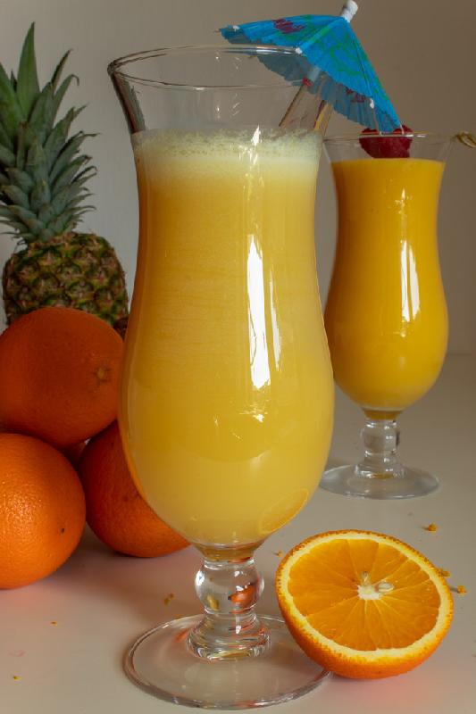 Pina colada orange juice 