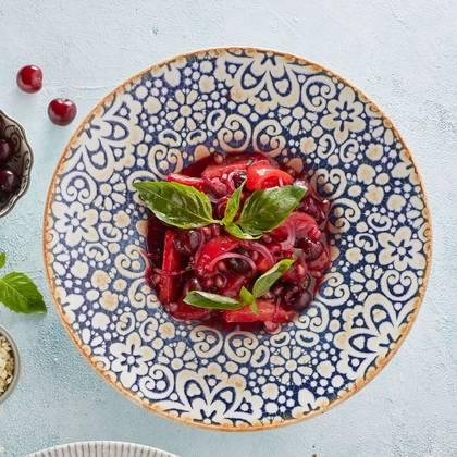 Pomidorlu albalı salatı 