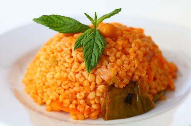 Domatesli Bulgur Pilav