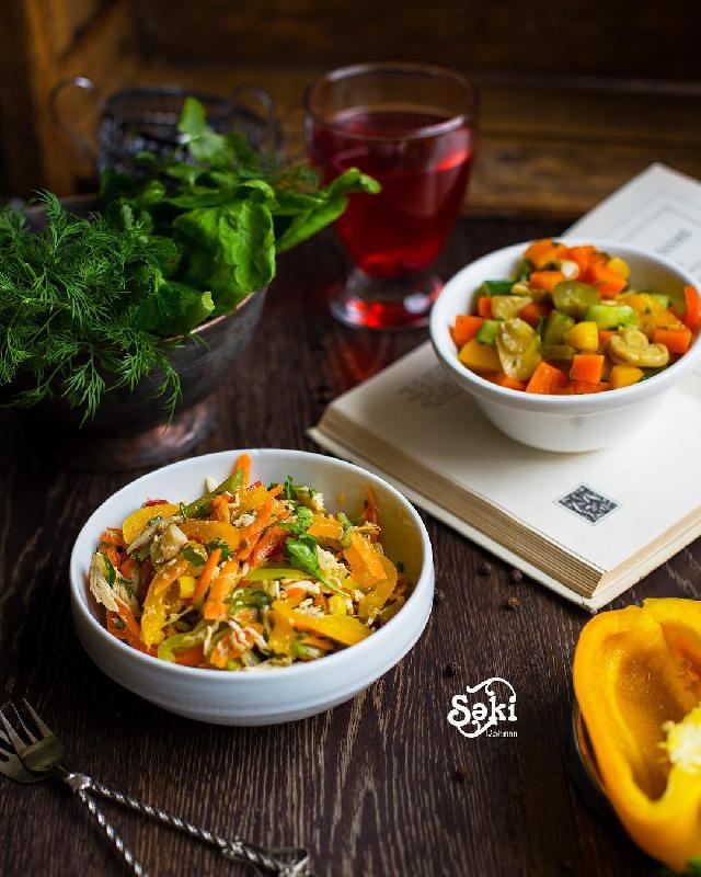 Şəki qala salatı