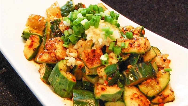 Cucumber in Sauce 