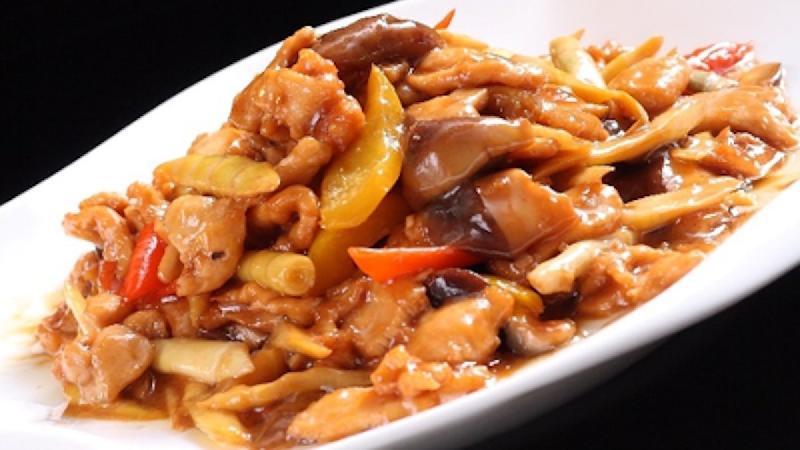 Mushroom Shoot Chicken