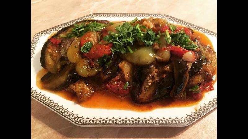 Saxsı qabda badımcan sırdağı