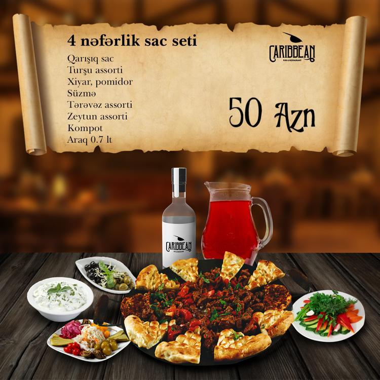 4 nəfərlik Sac seti