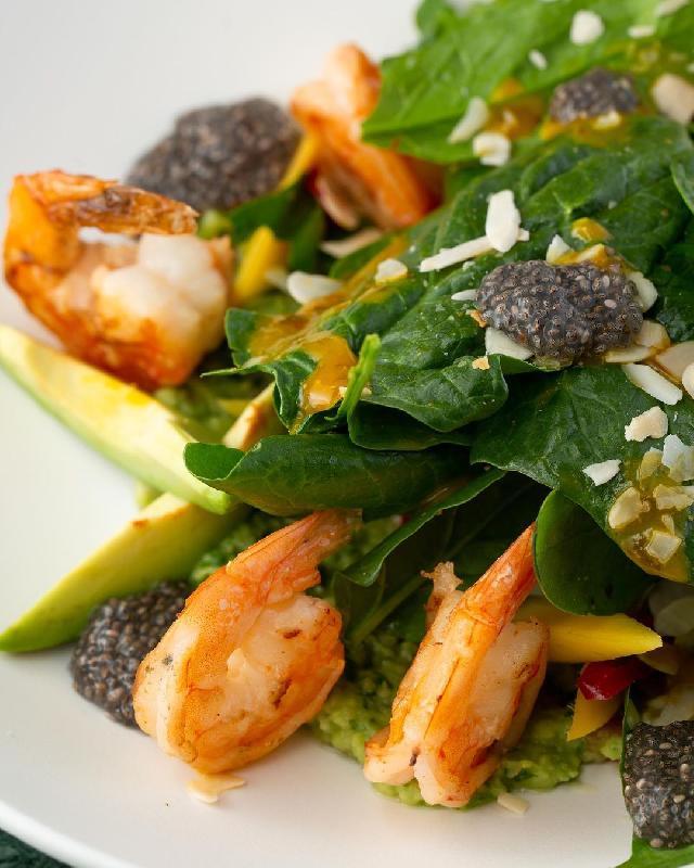 İspanaqlı Krevetka Salatı
