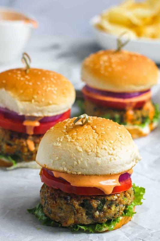 Mini chicken burger