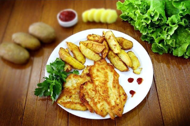 Marinadlı toyuq langeti