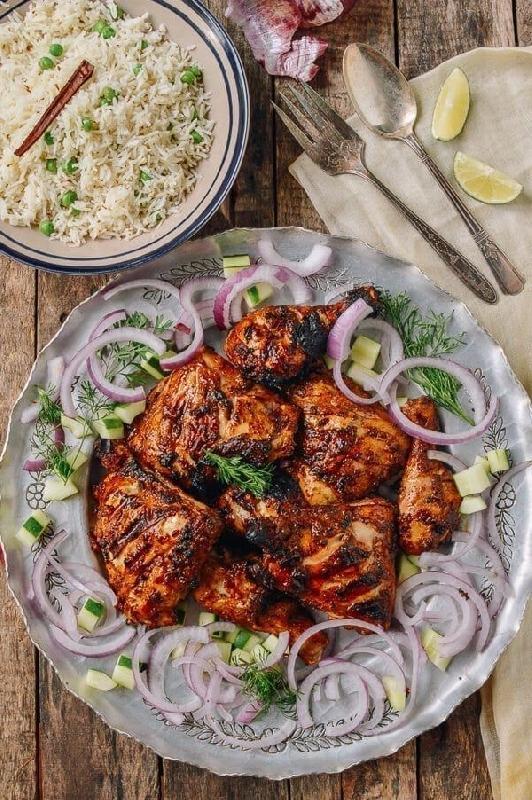Toyuq kabab kənd 
