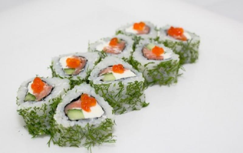 Green Dragon Maki Suşi Roll