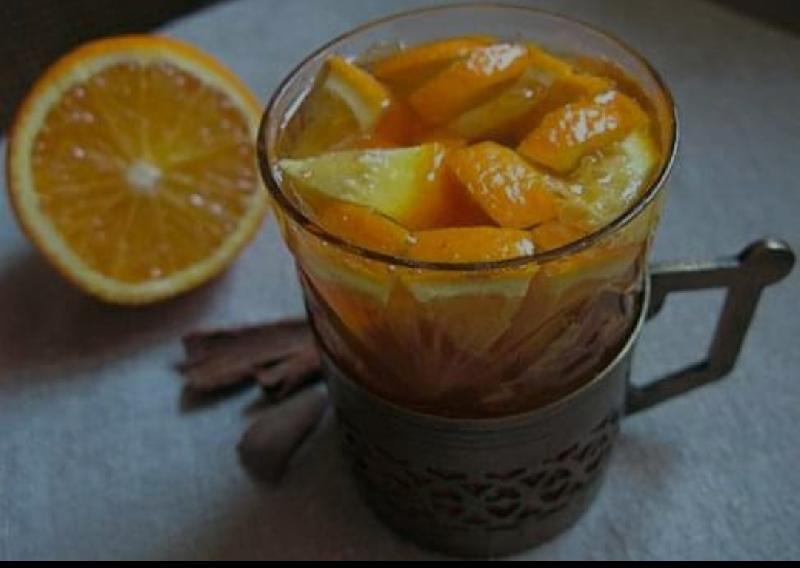 Meyvə dilimli çay
