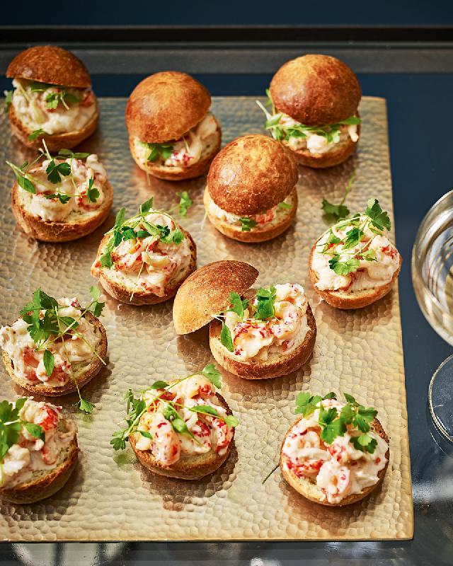 Crab brioche 