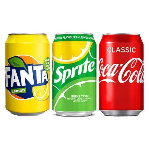 Cola,Fanta,Sprite,fusetea