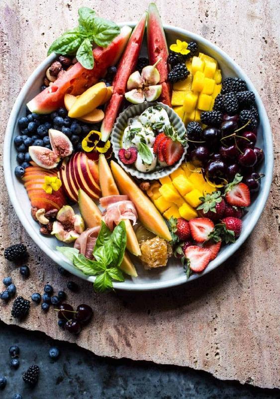 Seasonal fruit plate
