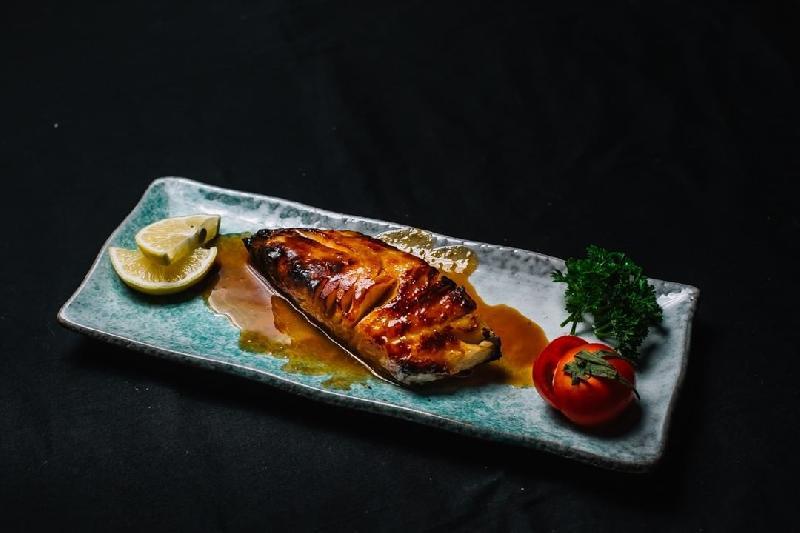 Grilled black cod