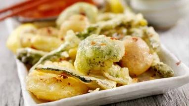 Göbələk tempura
