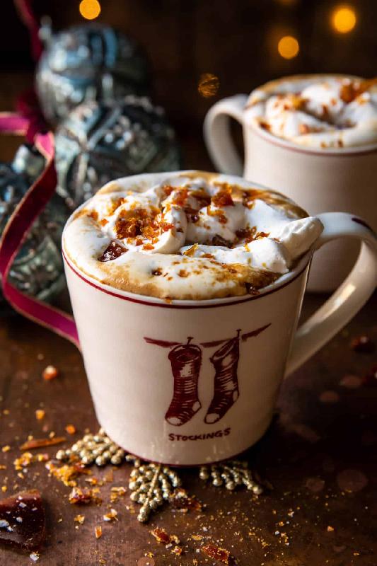Creme brulee latte
