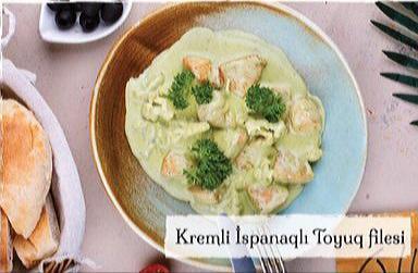 Kremli İspanaqlı Toyuq filesi 