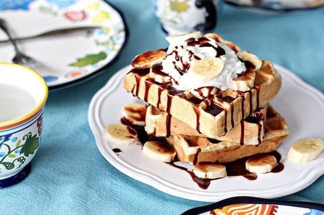 Banana Nutella Waffle