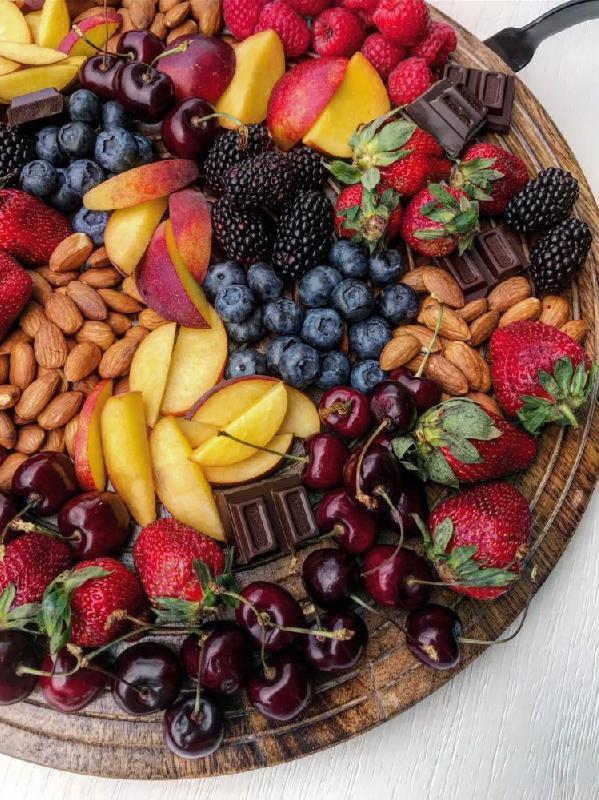 Qoz, Çiyələk, Ağ gilas, Ərik, Badam, Kokos 120 qr