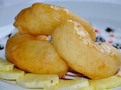Qızardılmış Ananas Bal ilə