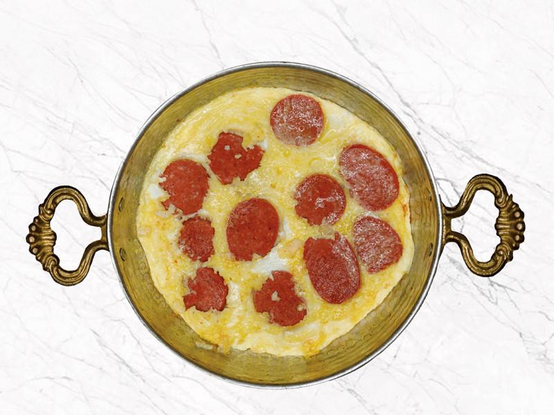 Sucuklu omlet