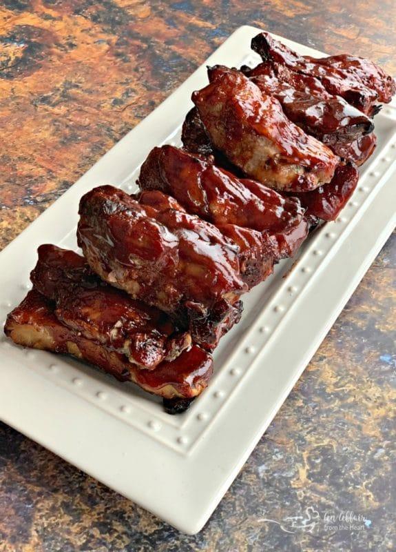 BBQ SPARE RIBS WITH ROASTED CORN