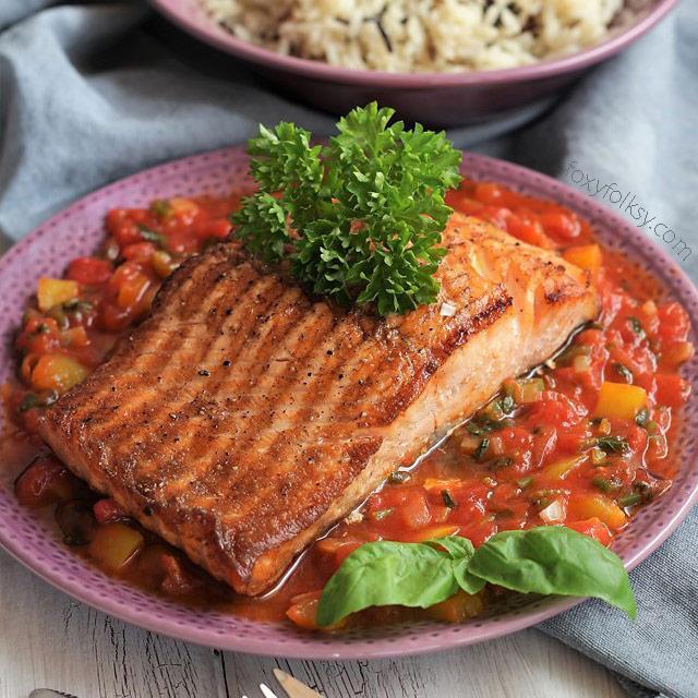 Pan Seared Salmon Fillet 