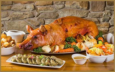 Wood Oven Roasted Suckling Pig