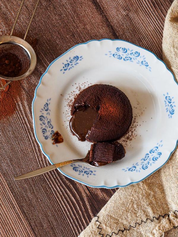 Dark chocolate fondant 