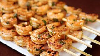 Grill Shrimps With Teriyaki Sauce