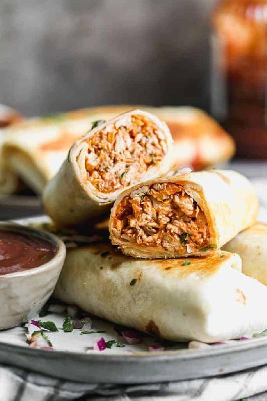 BBQ chicken wraps 