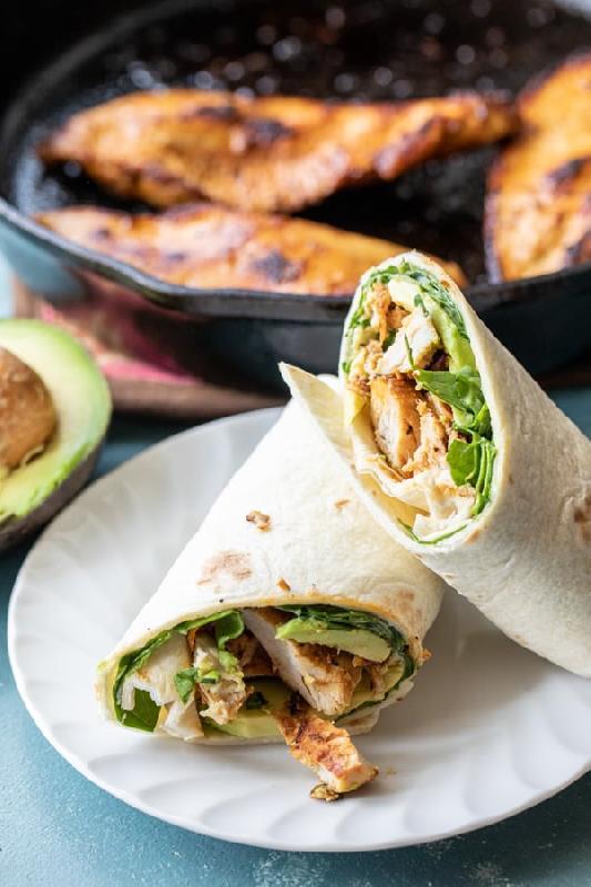 Baja Hot Chicken Wraps 