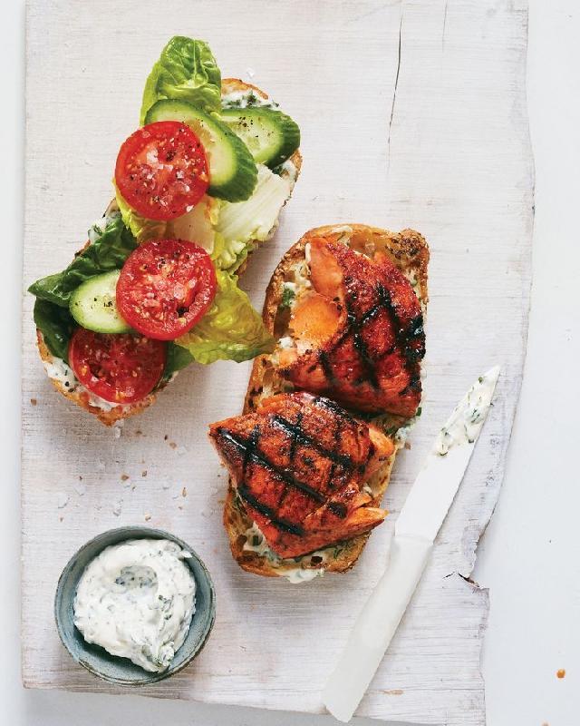 Grilled saumon 