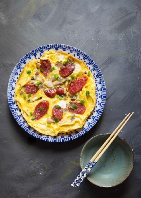 Sucuqlu omlet