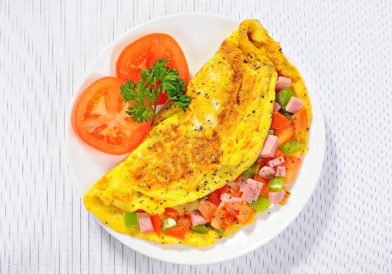 Tərəvəzli omlet