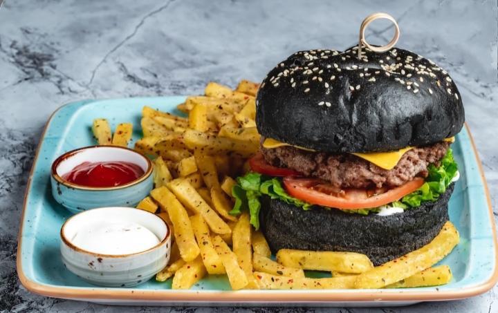 Black burger