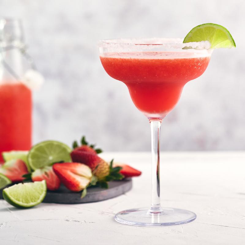 Frozy strawberry margarita