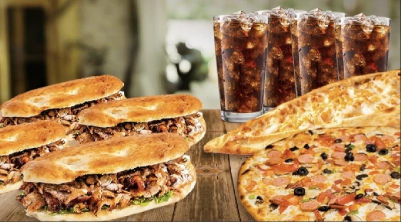 4 nəfərlik Pizza dönər menyu