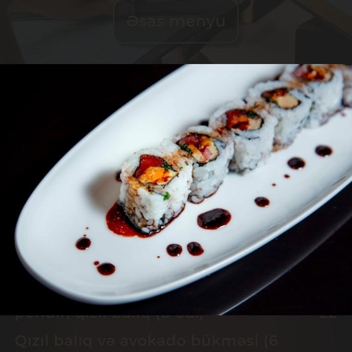 Tuna balığı qaz ciyərindən bükmə 