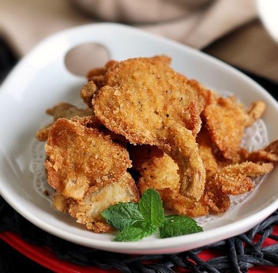 Göbələk tempura