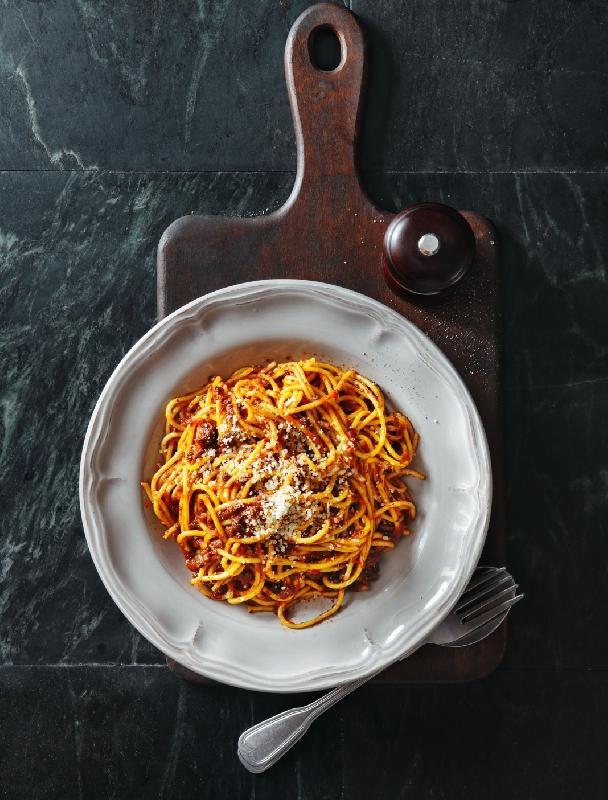 Spaghetti alla bolognese.