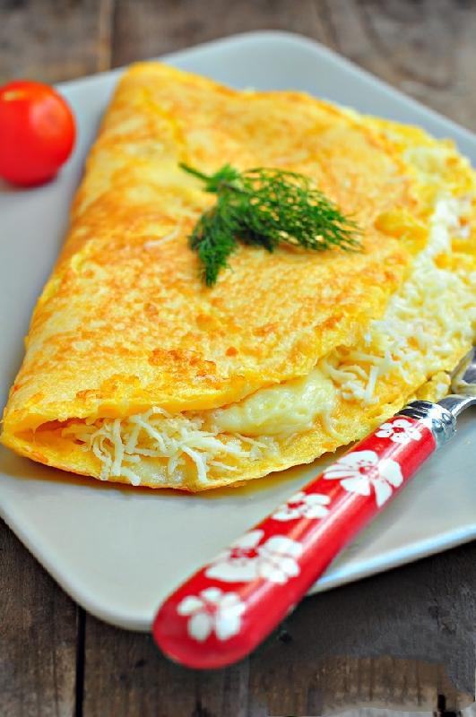 Kaşar pendirli omlet