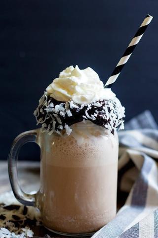 Şokoladlı milkshake