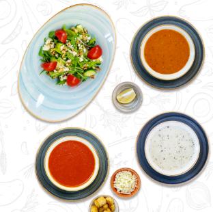 Salat, ana yemək və içki 