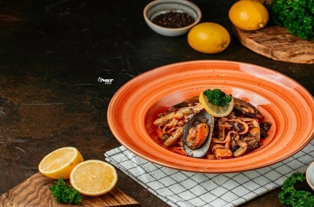 Dəniz məhsullarının pastası
