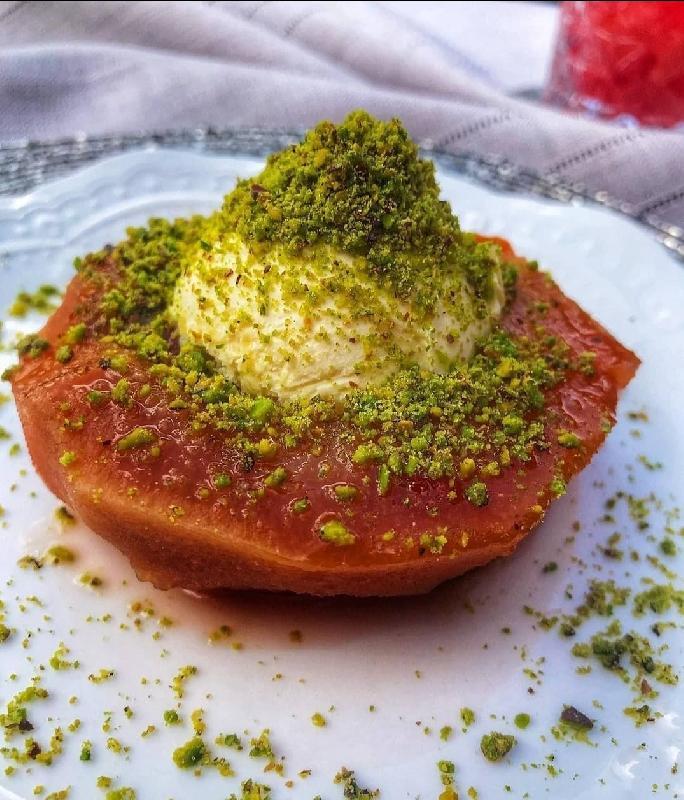 Ayva Tatlısı Kaymaklı 