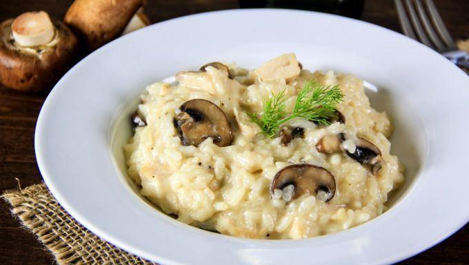 Risotto toyuq ilə 